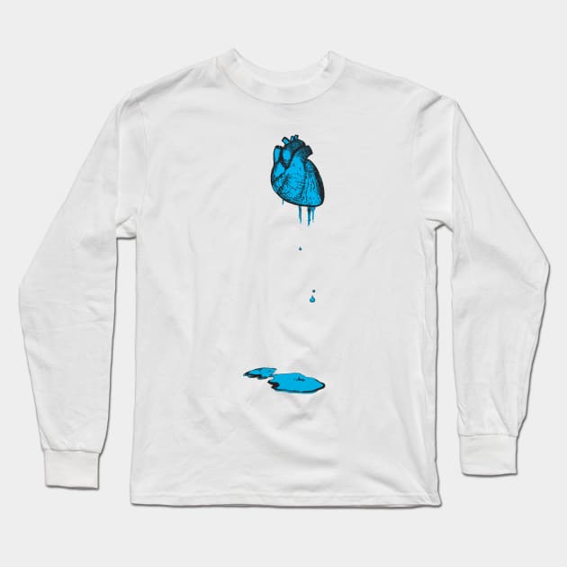 Cold Hearted Long Sleeve T-Shirt by ANTICLOTHESdotCOM